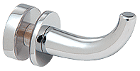 shower glass edmonton - Frameless shower glass robe hook 