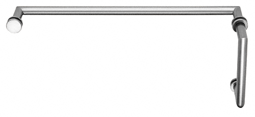 shower glass edmonton - frameless glass handle towel bar combination - Mitered - MT6x18CH - Chrome - CRL